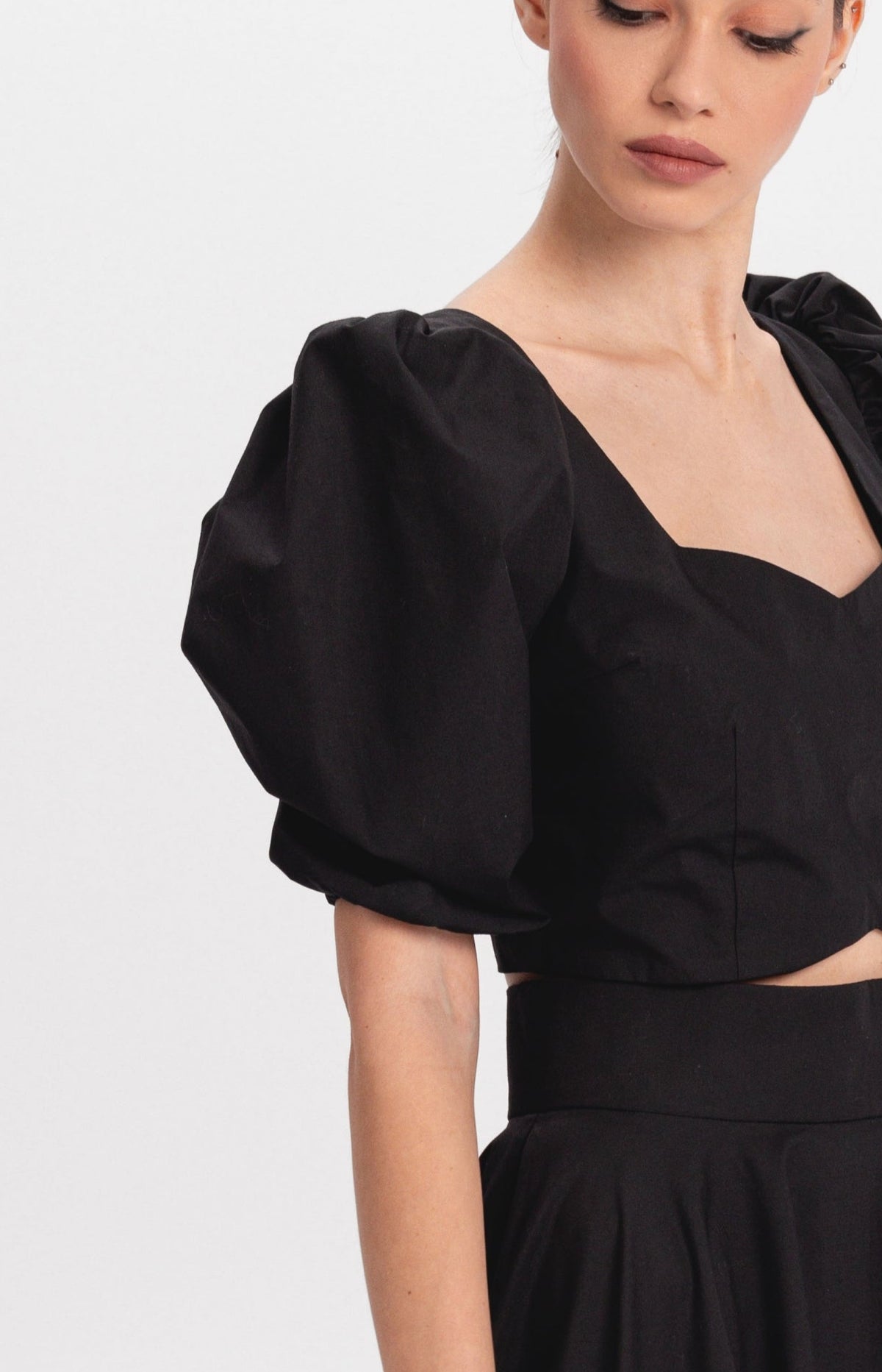 Onyx Pansy Top