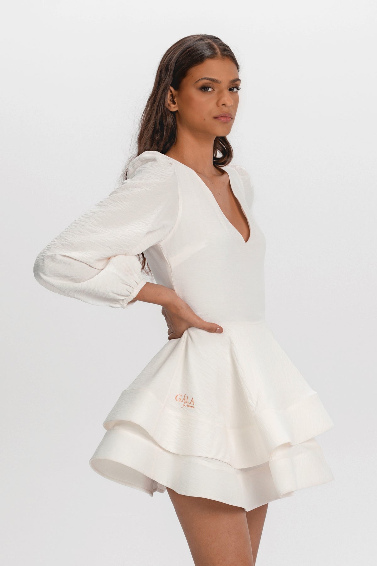 Hydrangea White Dress