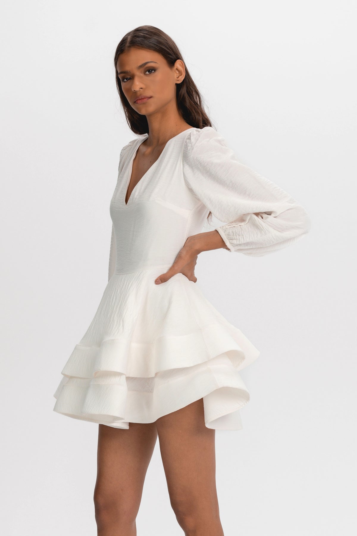 Hydrangea White Dress