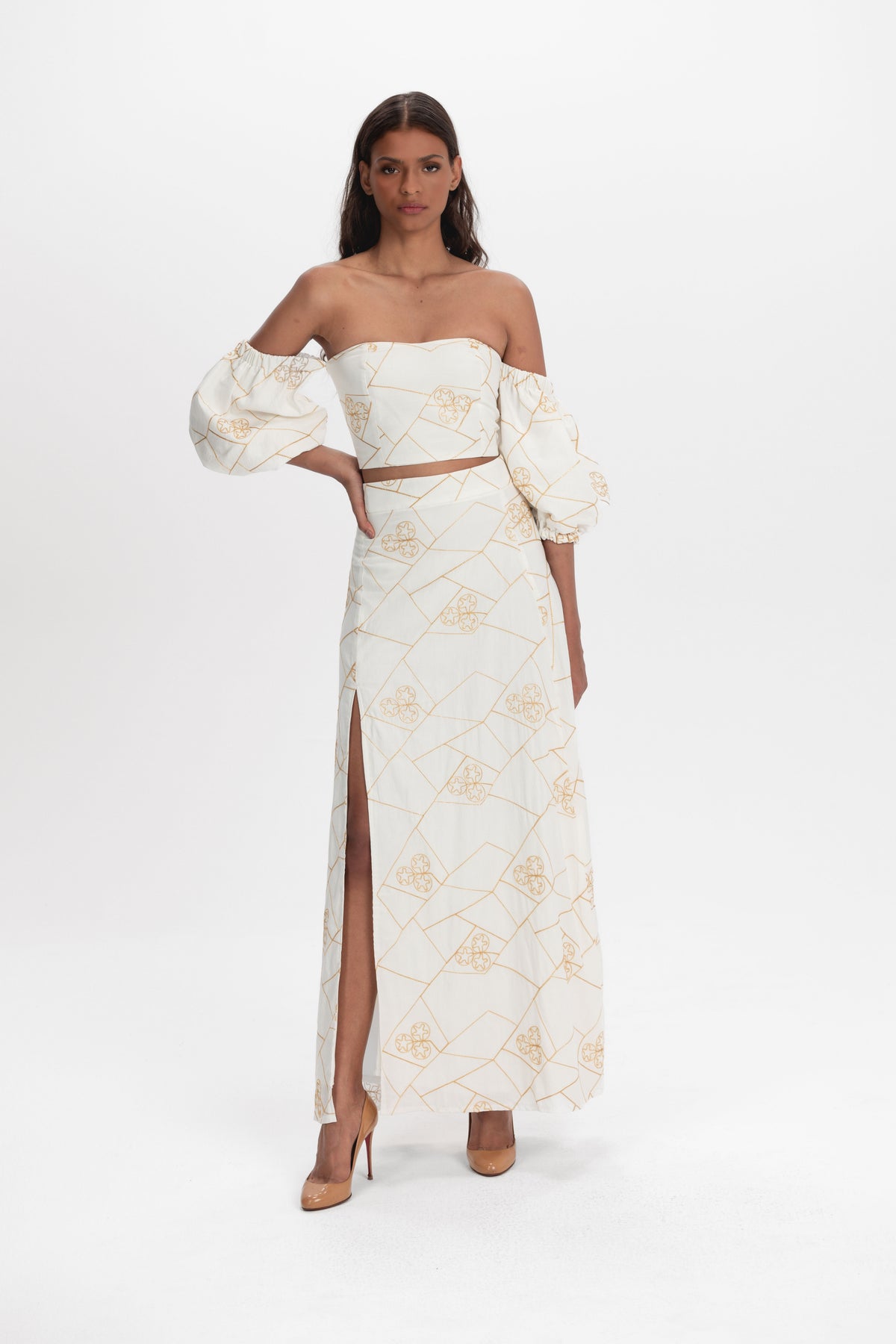 Golden Petal Skirt