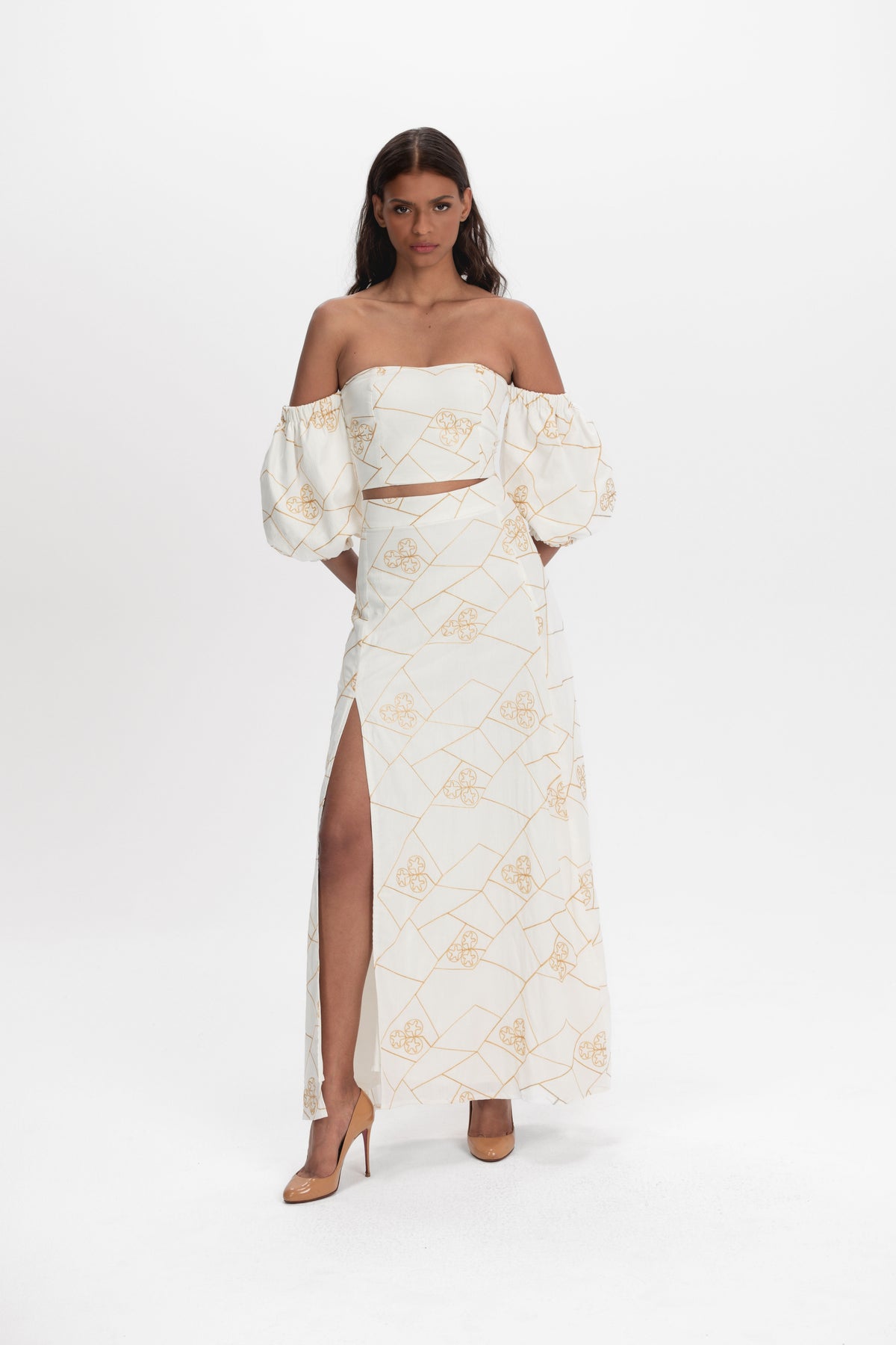 Golden Petal Skirt