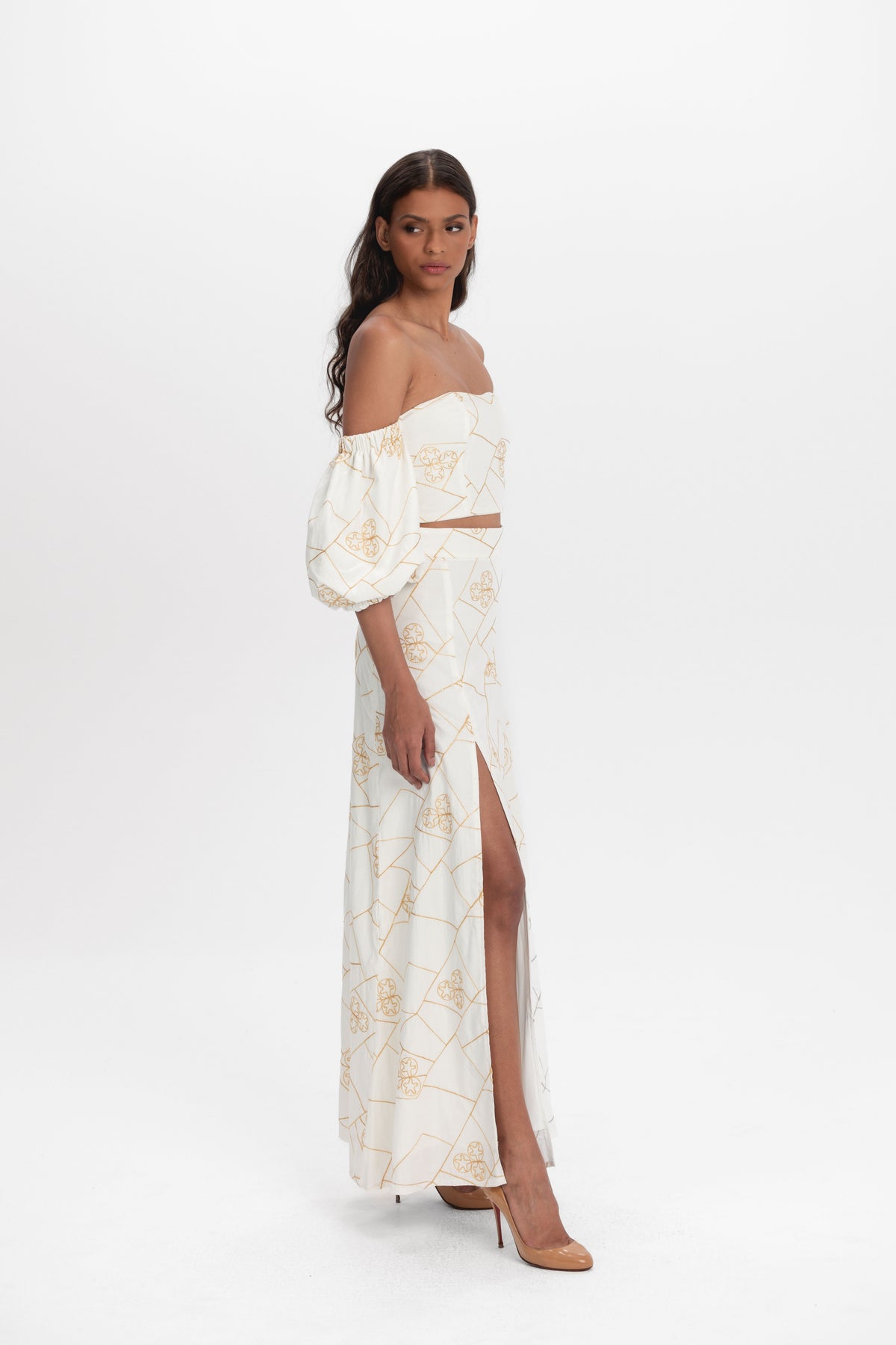 Golden Petal Skirt