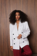 White striped jacket