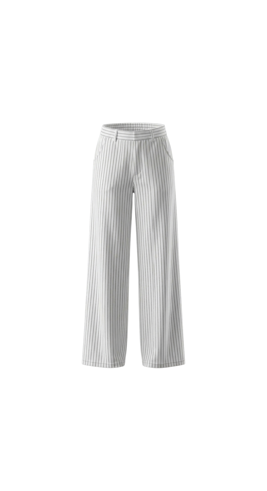 White striped pants