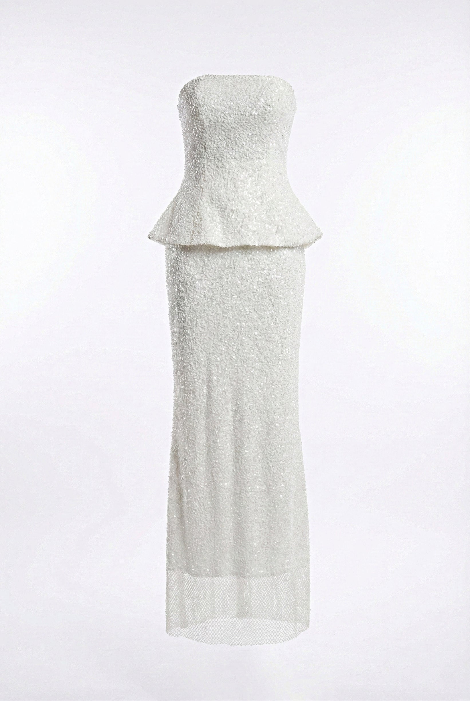 White sequined set