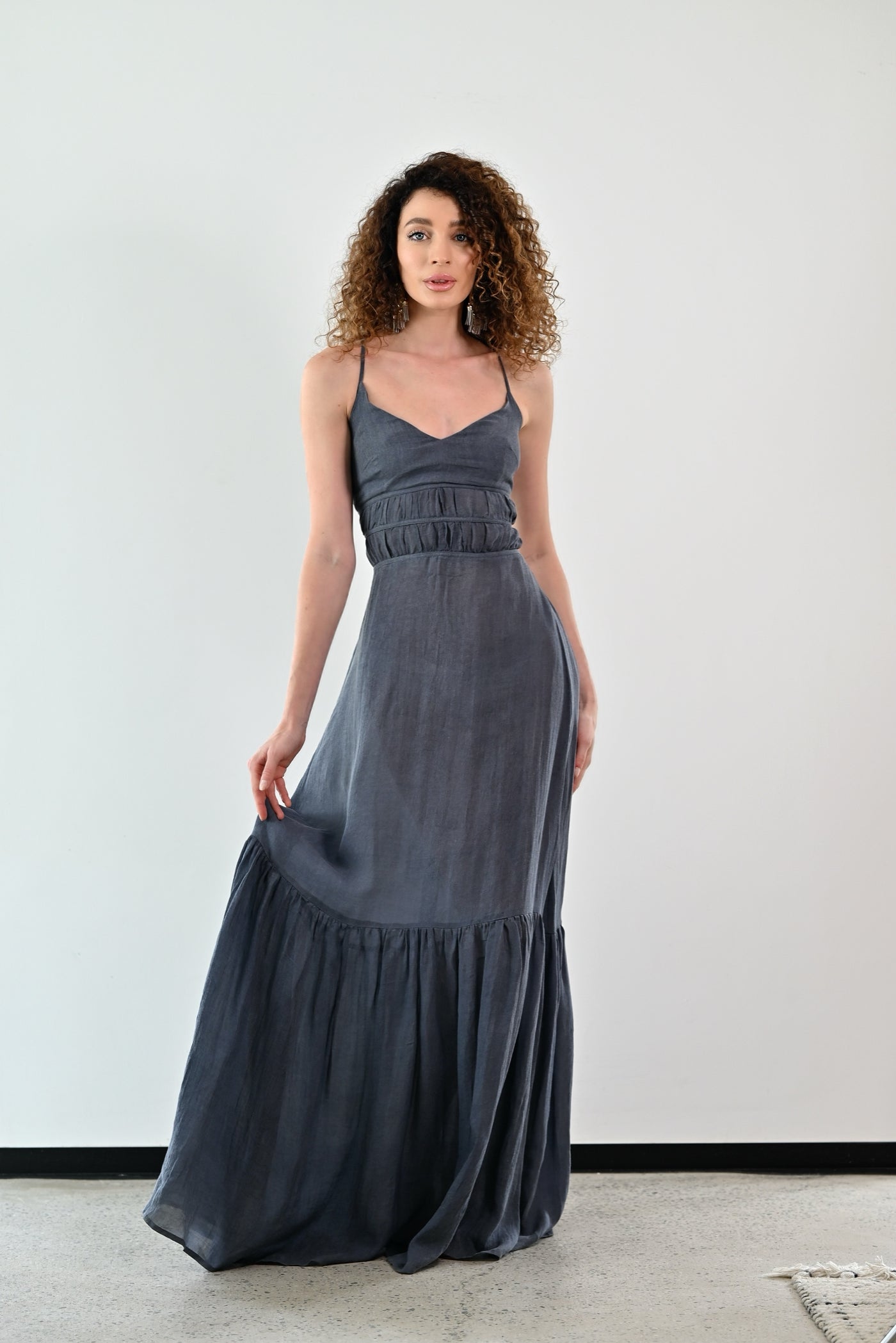 Isola Blue maxi dress