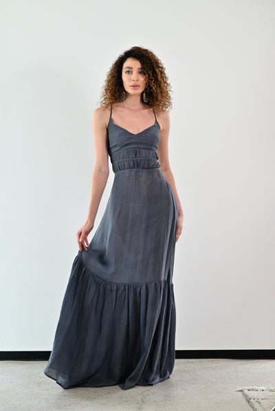 Isola Blue maxi dress