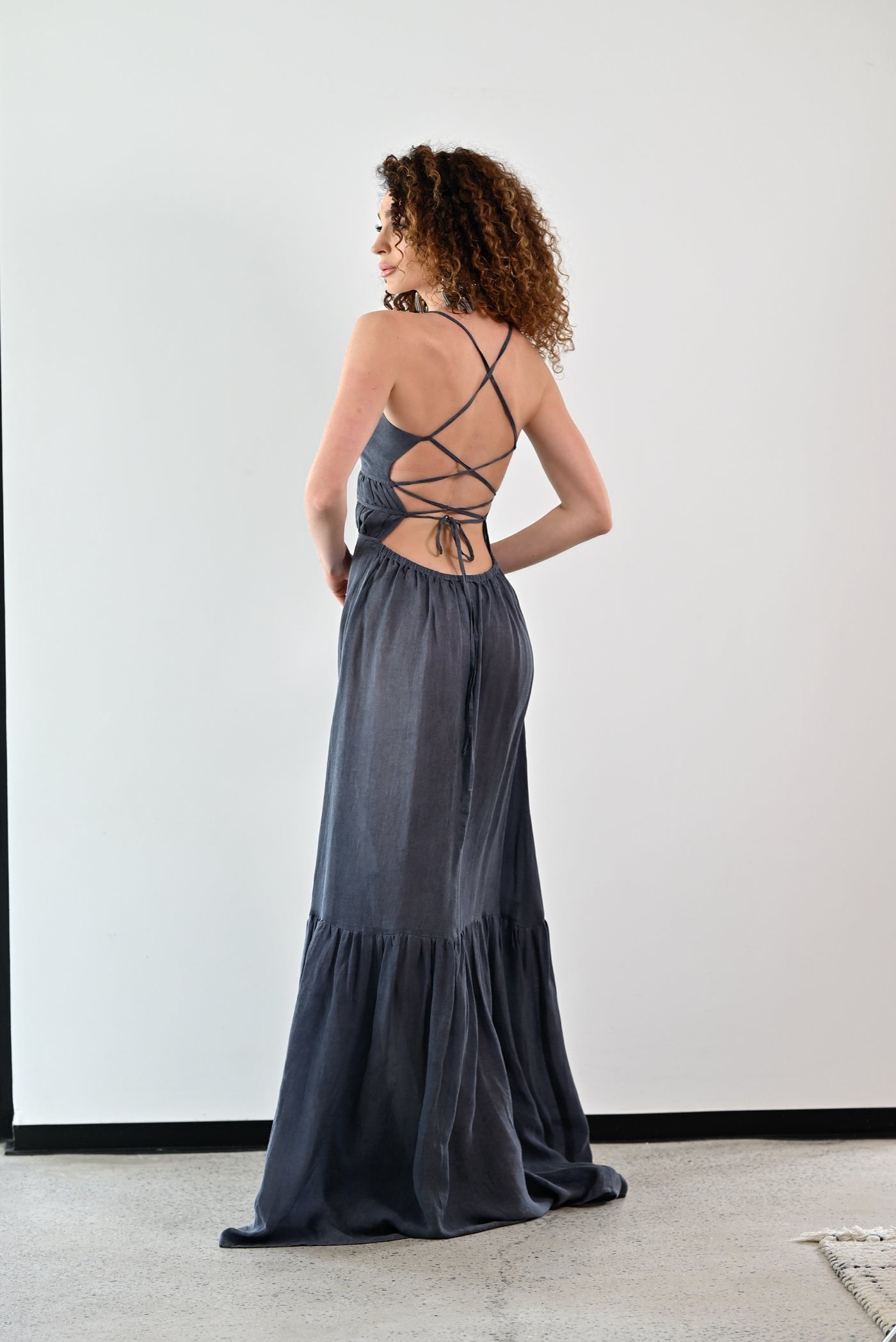 Isola Blue maxi dress