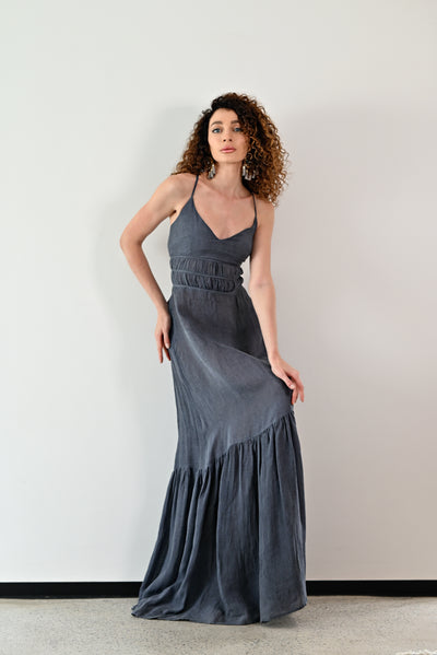 Isola Blue maxi dress