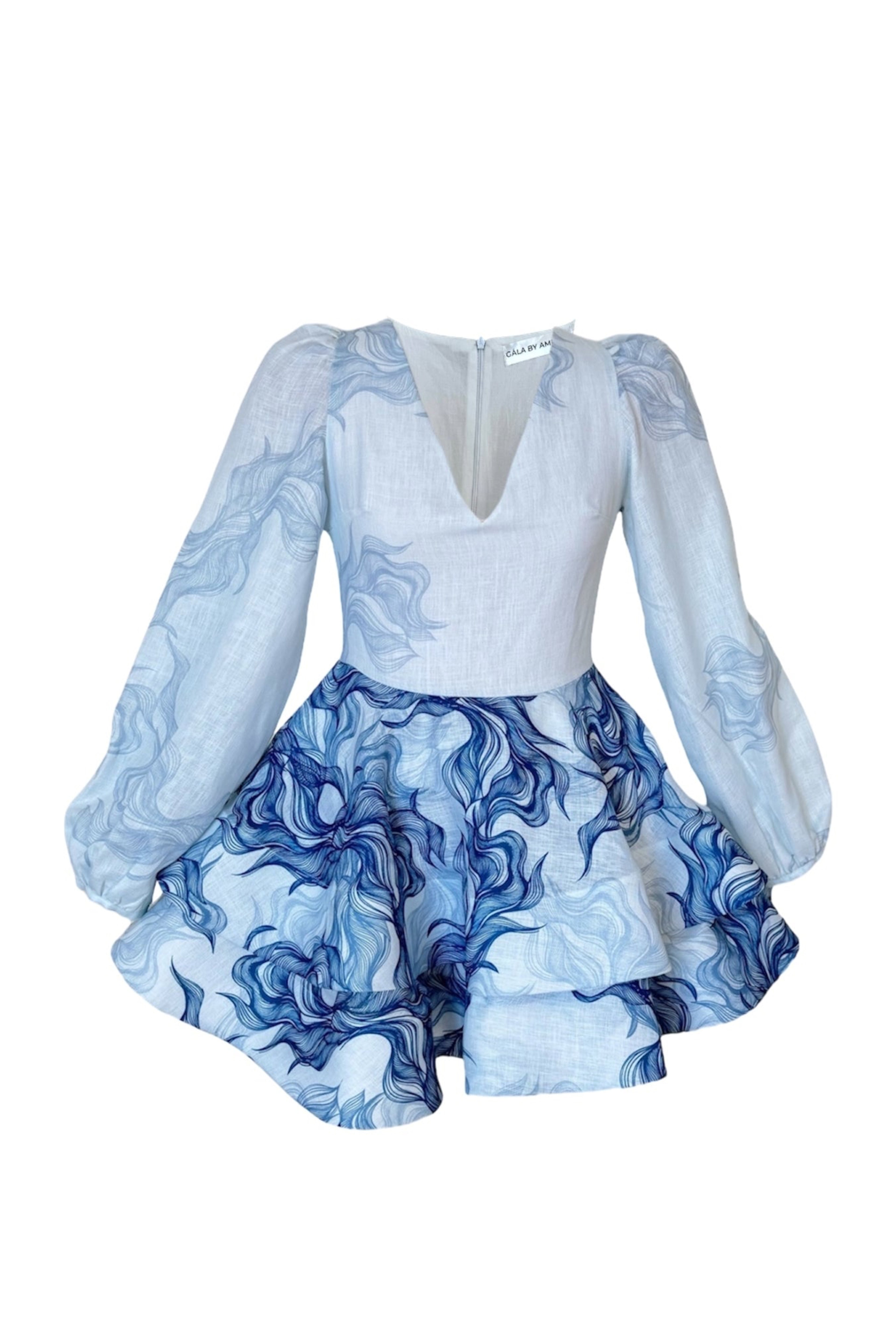 Hydrangea Blue Dress